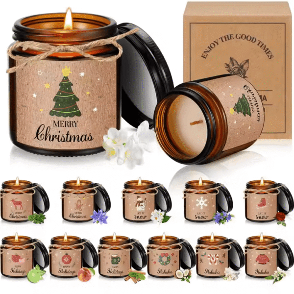 IKEDA Luxury Hotel Xmas Candles - Private Label, Pallet Discounts - Image 3