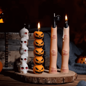 Eco-Friendly Halloween Candles – Ghost Shape, Soy/Parrafin Blend
