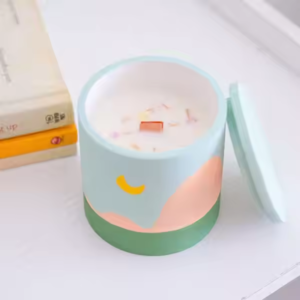 Private Label Ceramic Jar Candles - Custom Logo Gardenia & Fruit Fragrance