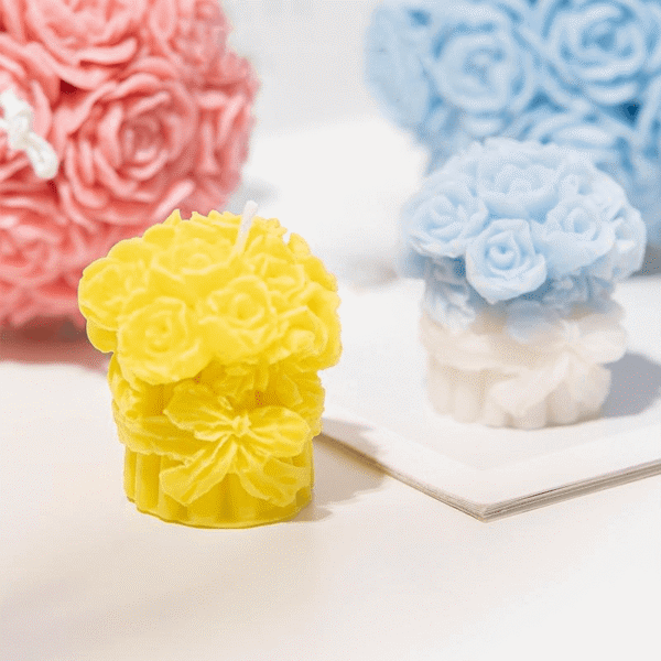 Wholesale the Shape of the Peony Flower Fragrant Candle for Creative Home Decoration Gift for Weddings - Image 4