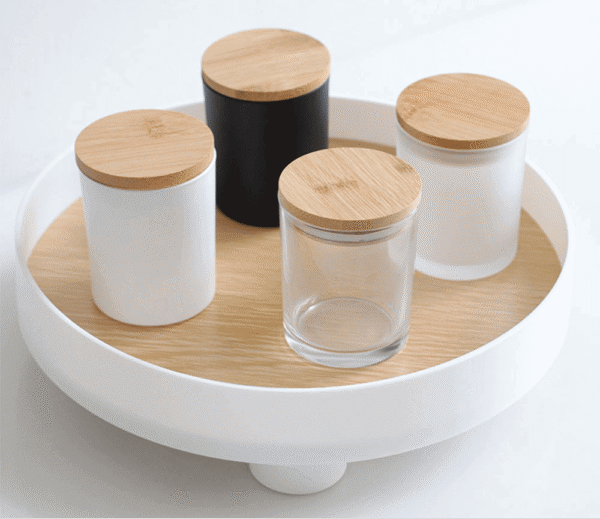 Modern Aroma Scented Candles for Wholesale - Large Thick Glass Jar with Lid and Private Label - Image 2