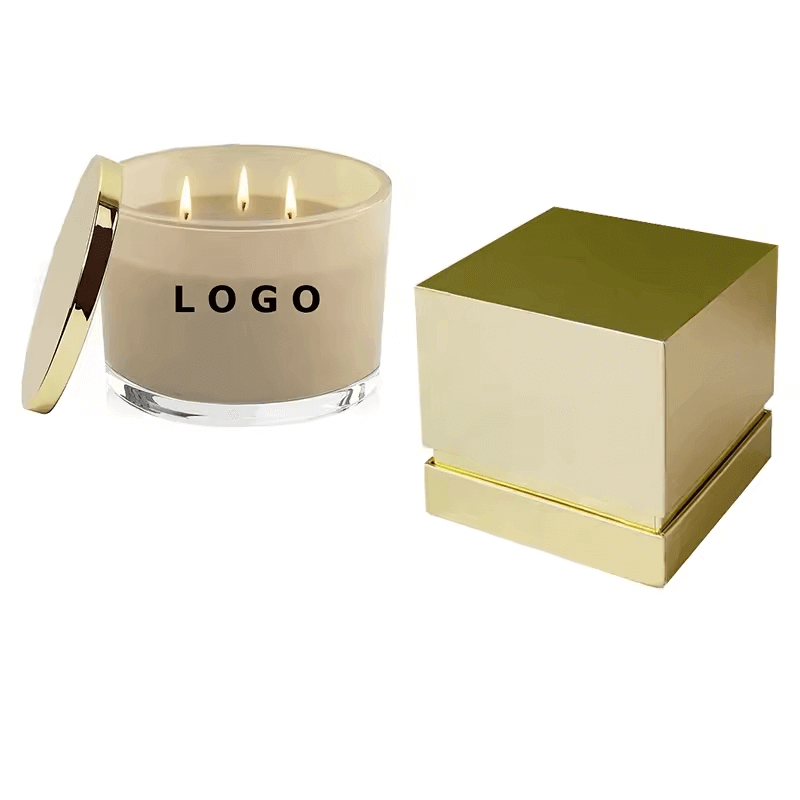 Fashionable Borosilicate Glass Jar Candles 15oz 25oz 30oz with Wooden Cork Lid - Bulk Order - Image 2