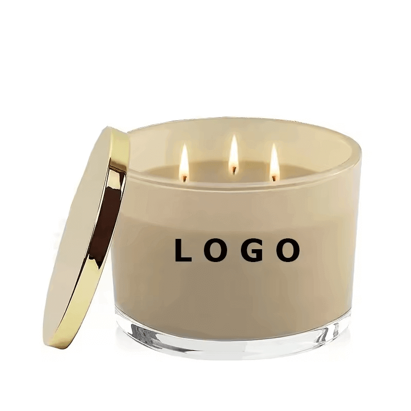 Fashionable Borosilicate Glass Jar Candles 15oz 25oz 30oz with Wooden Cork Lid - Bulk Order