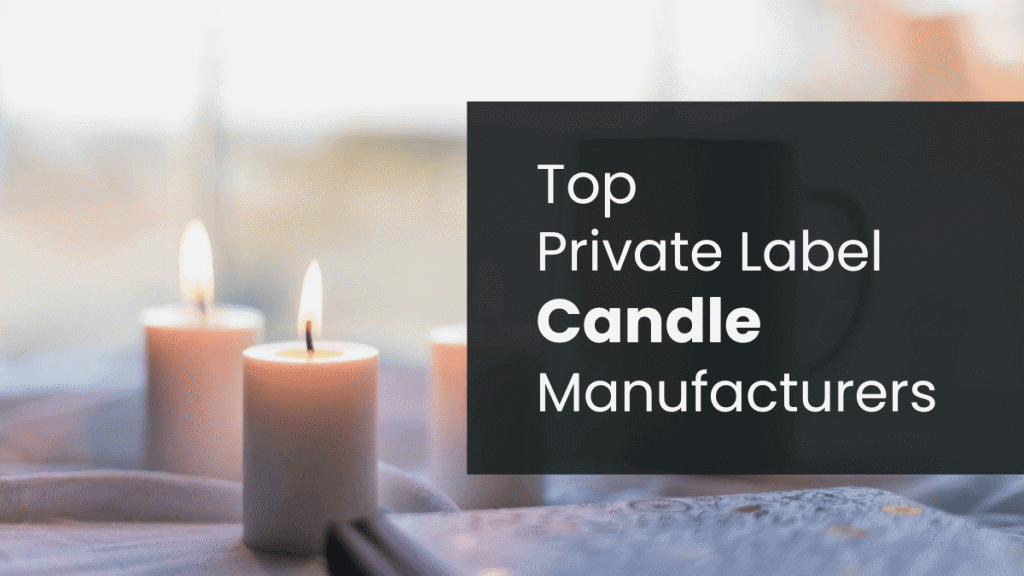 private label candle manufacturing process in factory