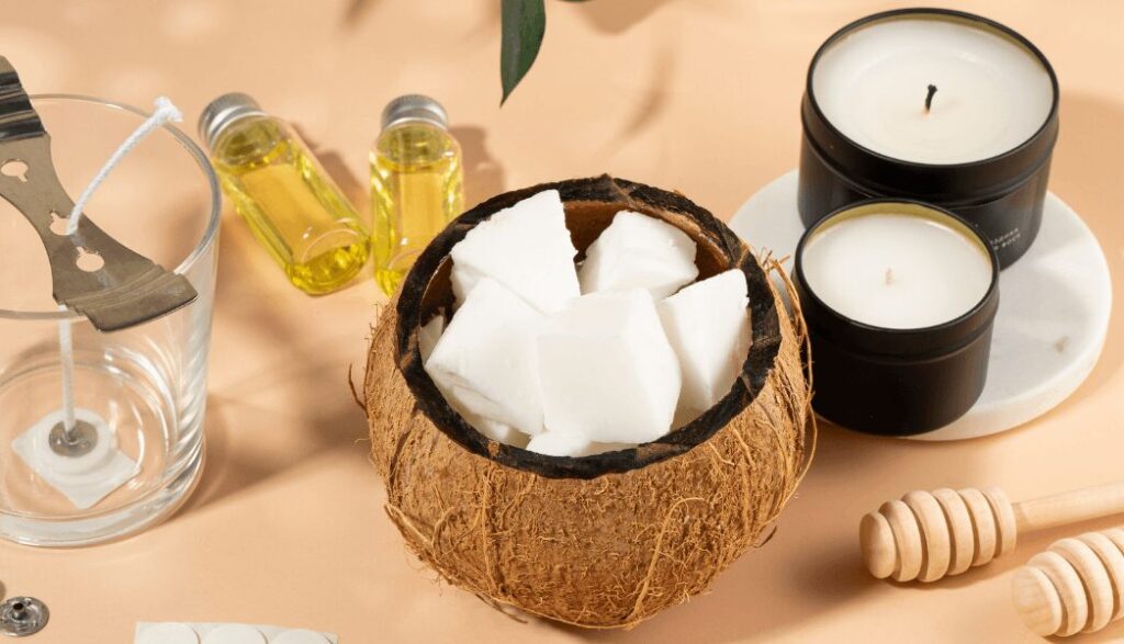 coconut wax for candles premium smooth texture and strong scent throw