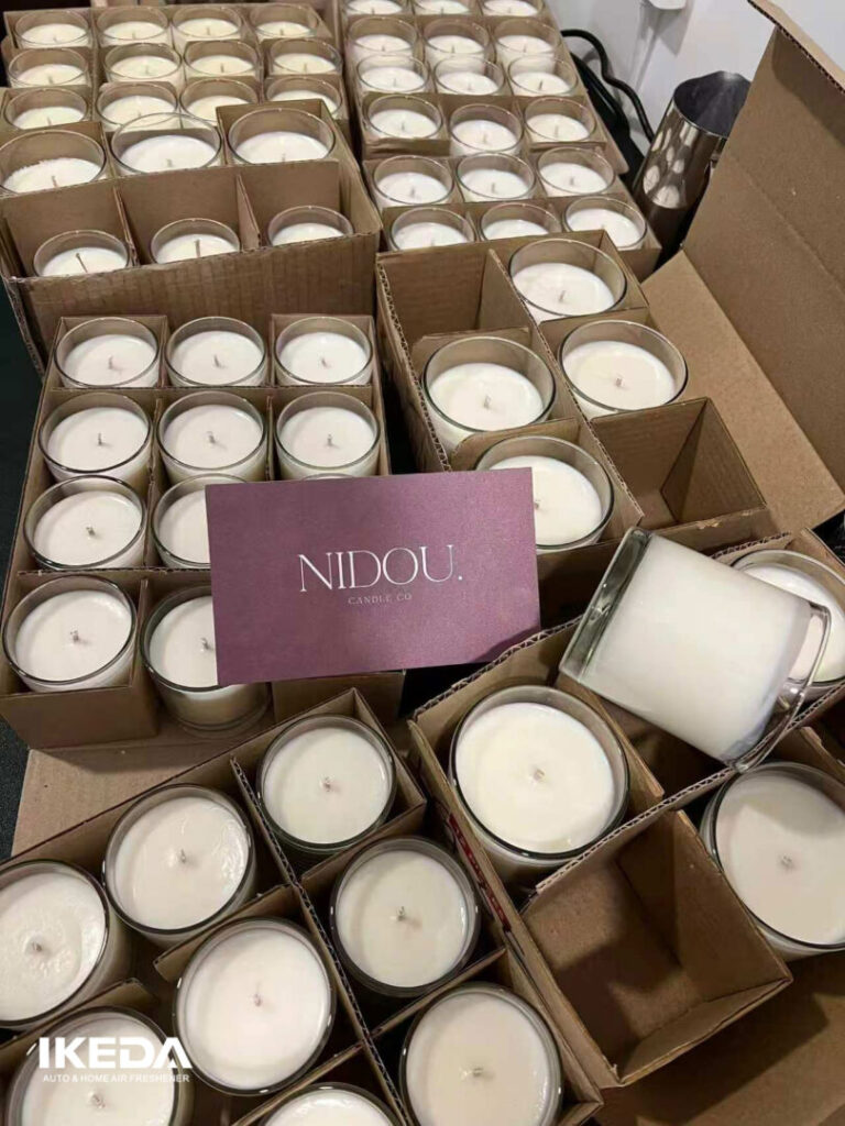 custom private label candle jars and packaging