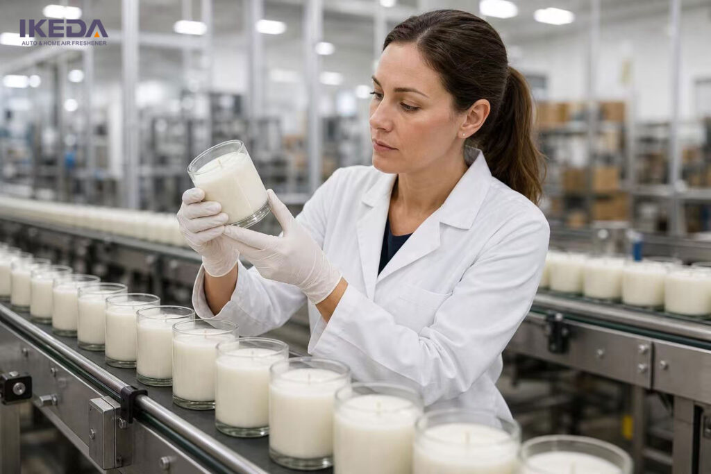 candle manufacturing quality control and inspection