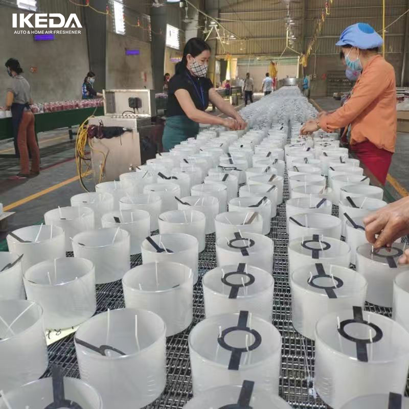 Private label candle manufacturer production facility